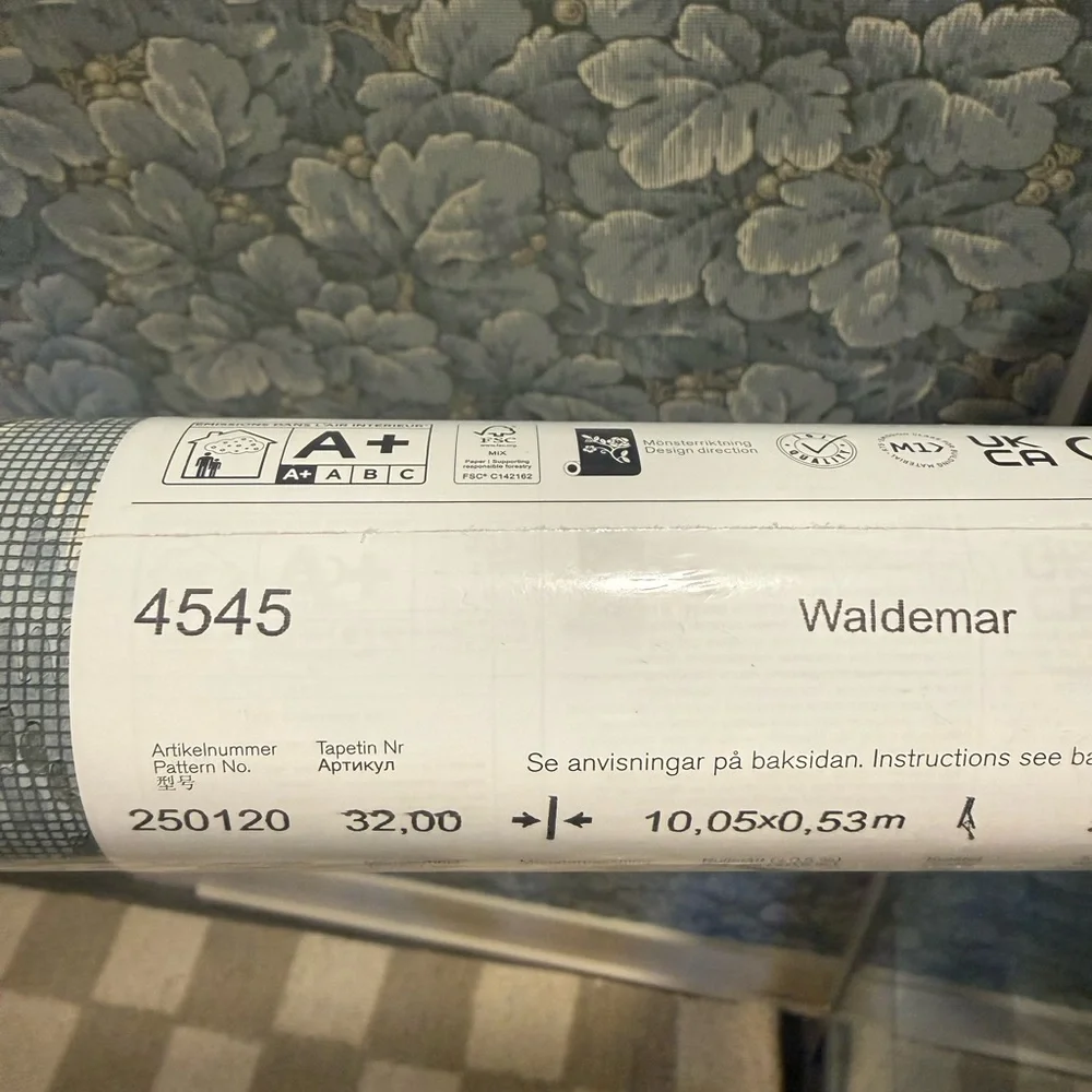 Unopened wallpaper- Boråstapeter Waldemar Wallpaper from Perigold